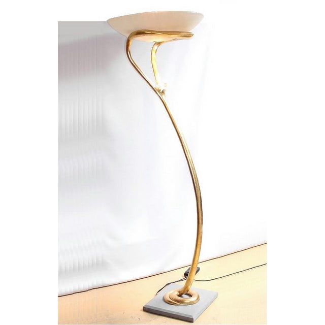 Gold Cobra Floor Lamp with Swarovski Crystal from ISA Corsi For Sale - Image 8 of 8