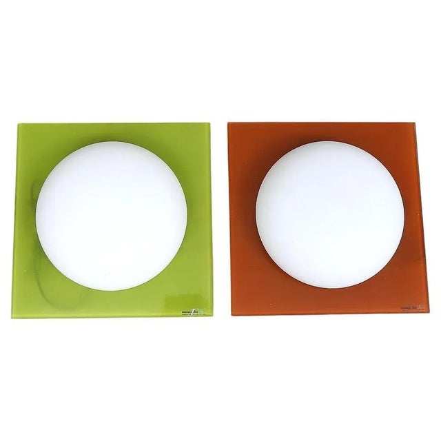 1990s Murano Glass Wall Lamps Gio S P-Pl 40 by Michele Sbrogiò for Murano Due, 1990s, Set of 2 For Sale - Image 5 of 5