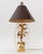 Metal Neoclassical Style Gilt Metal Palm Tree Table Lamp For Sale - Image 7 of 11