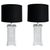 Palm Beach Coastal Chic White Wicker Table Lamps with Harps and Finials, a Pair Offered for sale is a pair of white...