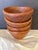 Brown Vintage Mid-Century Benjamin & Medwin Wooden Salad Bowls, Made in Thailand – Set of 4 For Sale - Image 8 of 9