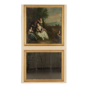 French 19th Century Louis XV Style Trumeau Mirror