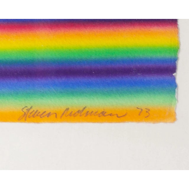 1970s 1973 Airbrush on Paper Painting by Steve Redman For Sale - Image 5 of 7