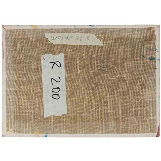 Sirio Pellegrini, The Pianist, Painting, 1960s For Sale - Image 4 of 5
