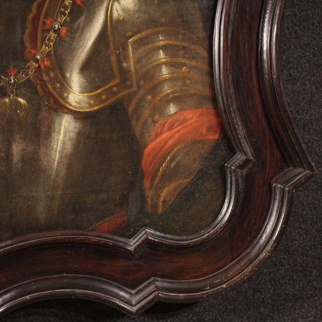 Charles II of Spain, 1670, Oil Painting on Canvas, Framed For Sale - Image 6 of 14