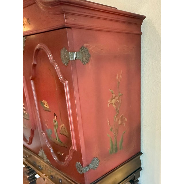 Measurements: 34” L × 18.5” W × 61” H A rare and incredibly decorative piece that would be spectacular in an entryway,...