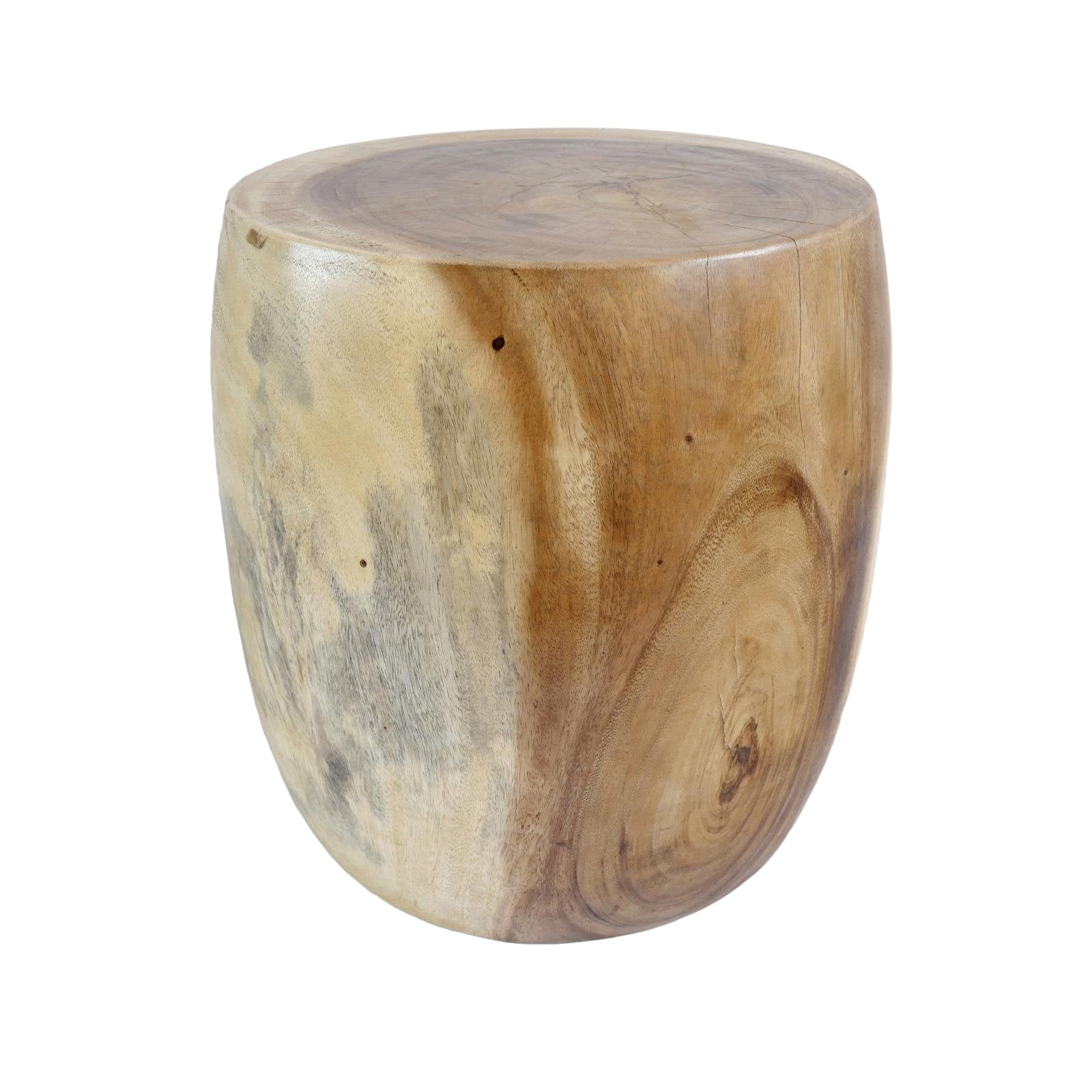 Acacia Two Tone Wood Stool Chairish