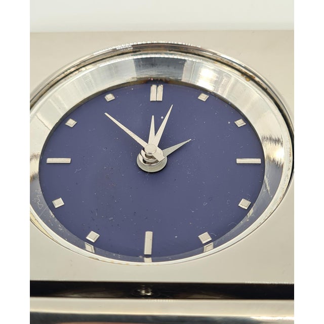 Silver Vintage Travel Watch from Mercedes-Benz, 1960s For Sale - Image 8 of 11