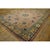 1900s Peach Field Classic Greek Key Antique Chinese Peking Rug 10'10" X 12'9" For Sale - Image 4 of 8