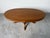 Hollywood Regency 1960s Hollywood Regency Neoclassical Style Mahogany Oval Coffee Table With Brass Claw Feet For Sale - Image 3 of 12