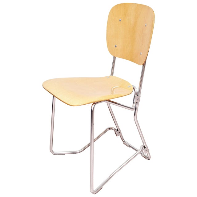 Side Chair by Armin Wirth for Aluflex, 1950s For Sale - Image 10 of 10