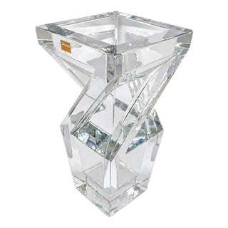 Architecture Vase in Crystal by Nicolas Triboulot for Baccarat For Sale