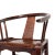 Chinese Red Lacquer Roundback Chair, 19th C. For Sale In Chicago - Image 6 of 8