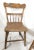 We are selling this pair of rustic farmhouse simply painted side chairs with primitive style and wear, pair matches but...