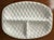 Ceramic Vintage White Basketweave Serving Dish-Neuwirth For Sale - Image 7 of 7
