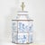 A Pair of Vintage Hand-Painted Blue and White Imitation Dutch Tile Landscape Tea Can Table Lamps For Sale - Image 4 of 14