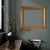 1950s Vintage Italian Gilded Wood and Plaster Frame, 1950 For Sale - Image 5 of 14