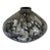 Revelation Modern Hand Blow Black Art Glass Pebble Vase For Sale