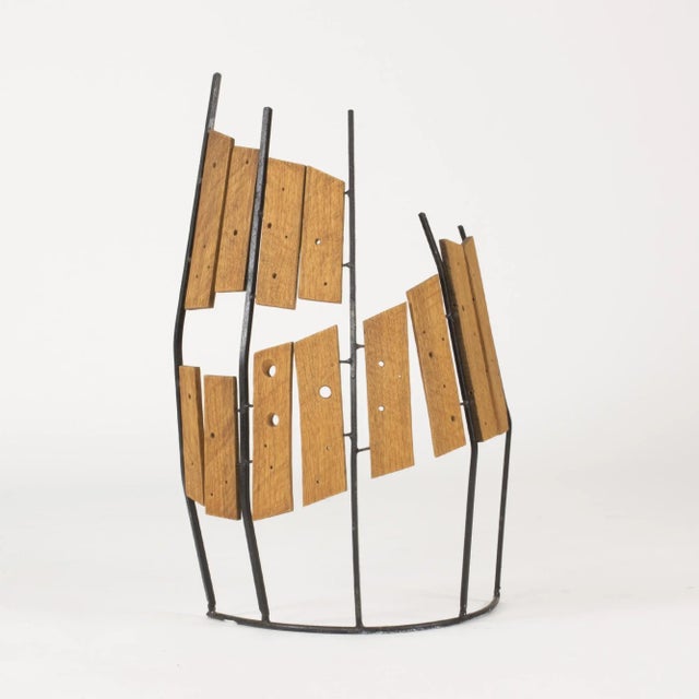 Wood Wood and Metal Sculpture by Fred Leyman For Sale - Image 7 of 7