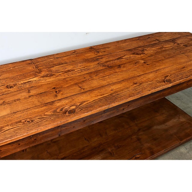 Wood French 19th Century Drapery Table/Workbench For Sale - Image 7 of 12