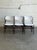 These elegant dining chairs feature ergonomically curved backrests paired with classic floating seats. The organic solid...