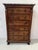 Empire Chest of Drawers in Mahogany and Veneer, 19th Century For Sale - Image 10 of 16