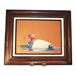 Contemporary Painting of a Wild Duck by Luke Stamos