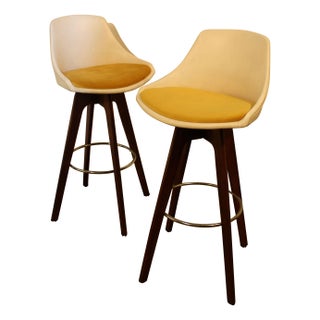 I.V. Corp John Yellen Bar Stools - A Pair For Sale