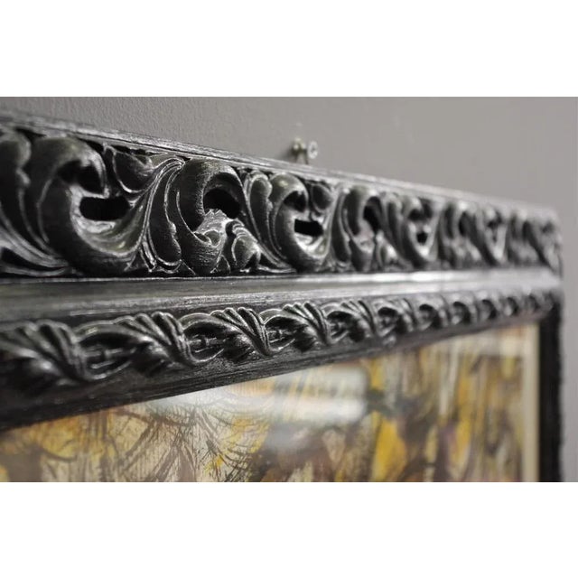 Abstract Painting, Oil on Canvas, Framed For Sale - Image 4 of 6