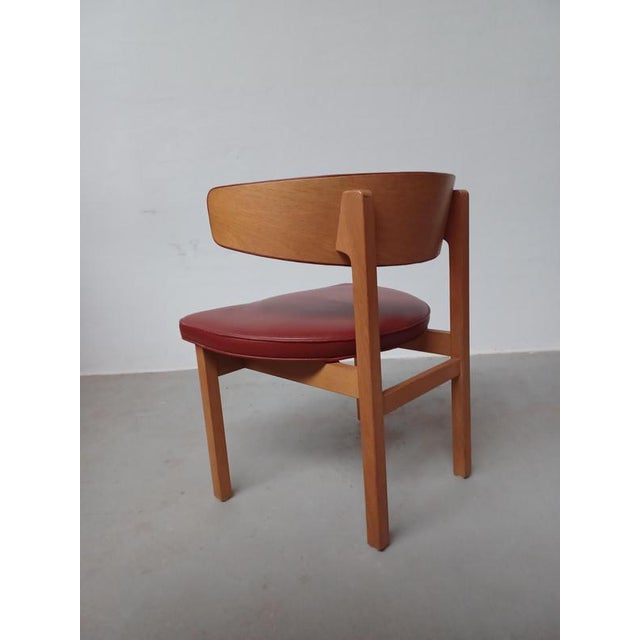 Set of Danish Customizable Armchairs in Oak attributed to Børge Mogensen for Fredericia, 1960s For Sale - Image 9 of 15