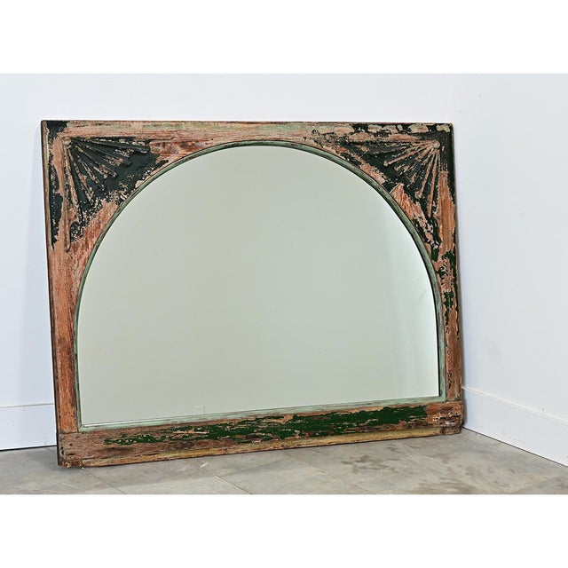 French 19th Century Window Transom Mirror For Sale - Image 4 of 11