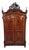Biedermeier Style Linen Cabinet in Mahogany For Sale