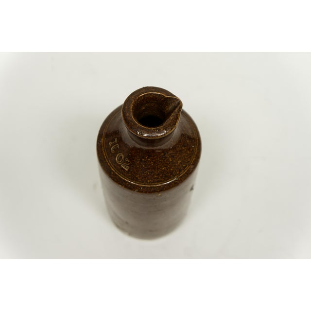 Early 20th Century J. Bourne & Son Denby Pottery P & J Arnold London 16 Oz Ink Bottle For Sale - Image 5 of 5