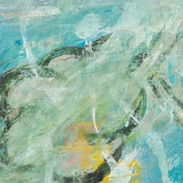 Elfi Schuselka (Austrian, b. 1940), Abstract Composition, Oil on Canvas Mounted on Board, stamped "Studio Elfi Schuselka"...