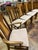 DESCRIPTION: A beautiful set of five vintage Mid-Century Modern dining chairs attributed to Garrison Furniture. This set...
