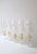 Mid-Century Modern Gold Highball Cocktail Glasses, Midcentury Modern Style, Set of 5 For Sale - Image 3 of 9