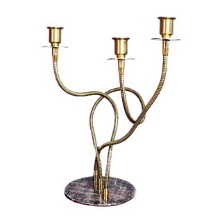 Triple Flexible Candle Holder, 1970s For Sale