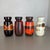 These original vintage vases was produced in the 1970s in Germany. It is made of ceramic pottery in fat lava optic. Super...