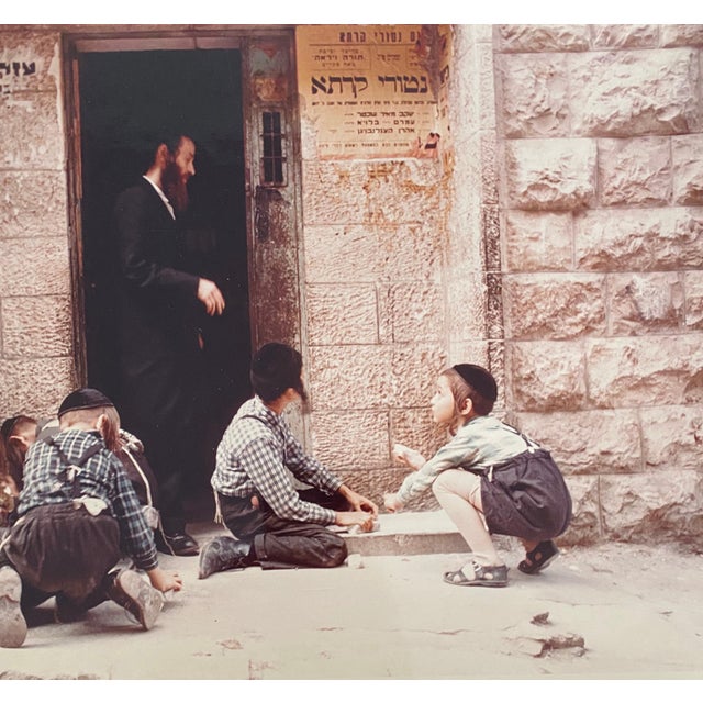 Colored Photograph Of Nerturei Karta Children Playing For Sale - Image 4 of 7