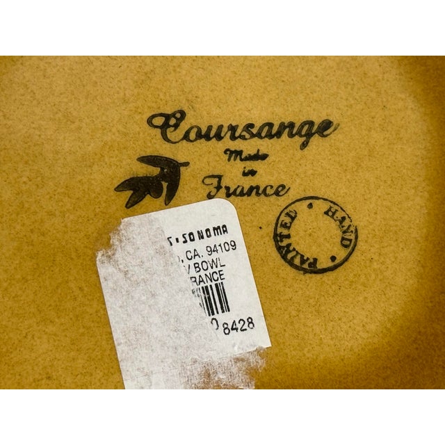 French Nicoise Olive of Coursange for William Sonoma Large Salad Serving Bowl For Sale - Image 11 of 12