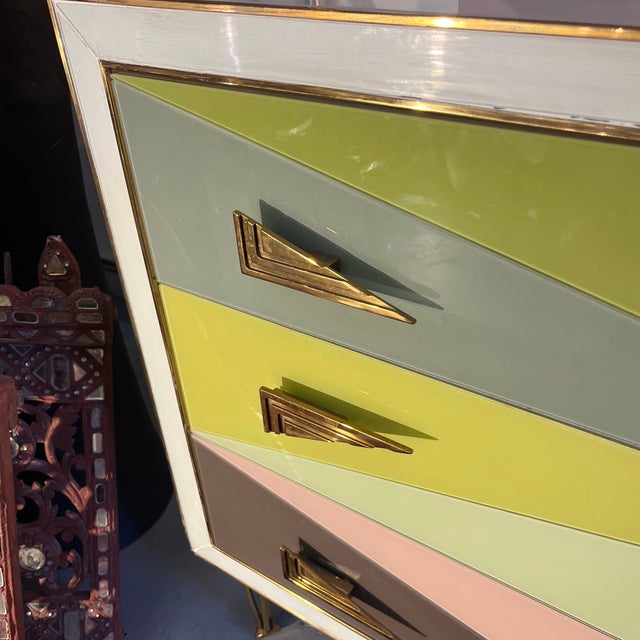 Jonathan Adler 3 Drawer Harlequin Chest For Sale - Image 9 of 12