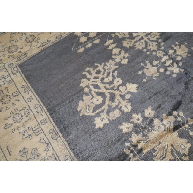 Early 20th Century Antique Zabihi Collection Turkish Oushak Rug - 8'8" x 10'8" For Sale - Image 5 of 10