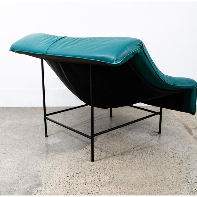 Montis 1980s Mid Century Modern Lounge Chair Leather Montis Butterfly Gerard Van Den Berg For Sale - Image 4 of 11