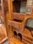 1980s George III-Style Burr Wood Secretry With Mirrored Doors and Fitted Interior For Sale - Image 12 of 16