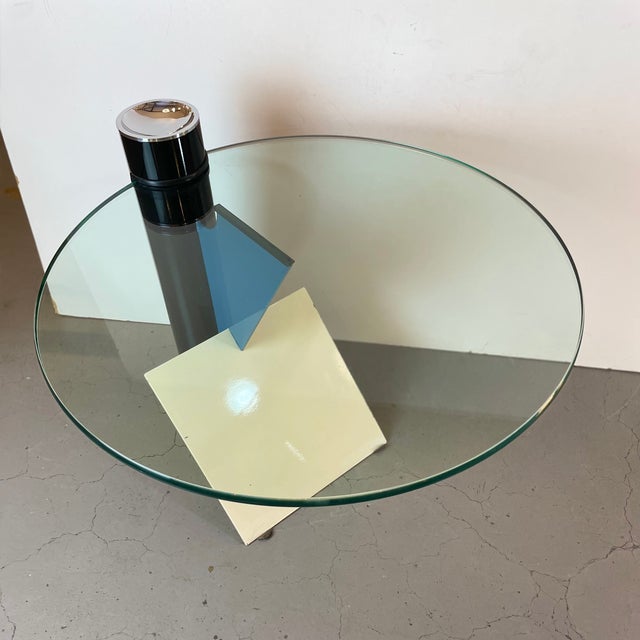 Postmodern Side Table by Peter Shire for Saporiti, 1980s For Sale - Image 13 of 18