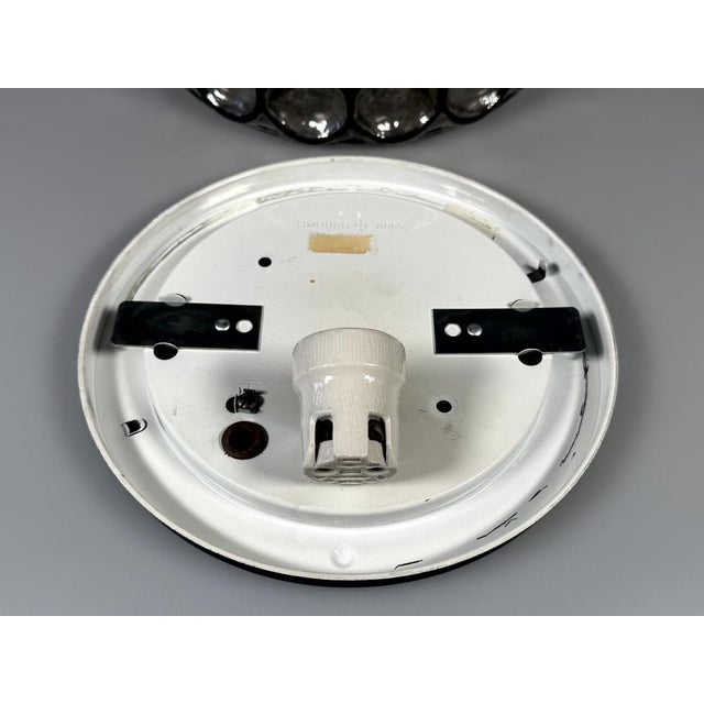 Vintage Ceiling Lamp in Glass and Metal from Glashütte Limburg, 1960s For Sale - Image 15 of 18
