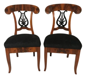 Biedermeier Chairs, 1820s, Set of 2