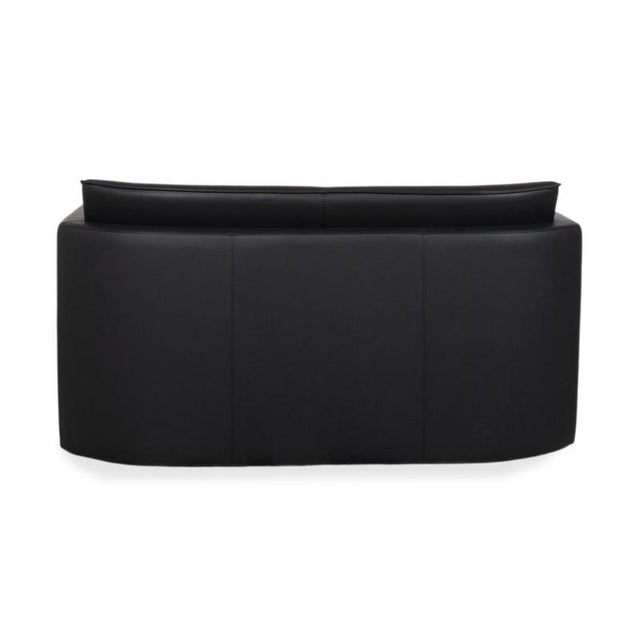 3-Seater and 2-Seater Sofas in Dark Blue Leather from Leolux, Set of 2 For Sale - Image 15 of 18