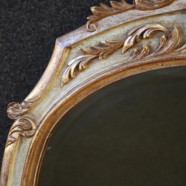 Gold 20th Century Louis XV French Mirror, 1950s For Sale - Image 8 of 10