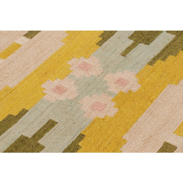Contemporary Scandinavian Style Diamond Lozenge Abaca Rug by Rug & Kilim, India For Sale In New York - Image 6 of 10